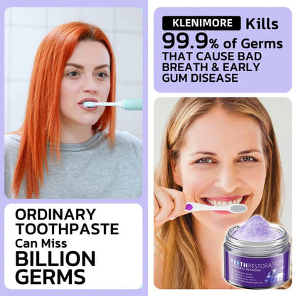 🎁Flash Sale - Don’t Miss Out - KLENIMORE TeethRestoration Mineral Powder🦷(TGA recommended)👩‍⚕️(Treats periodontitis and mouth ulcers, prevents tooth loss, and repairs gum recession)