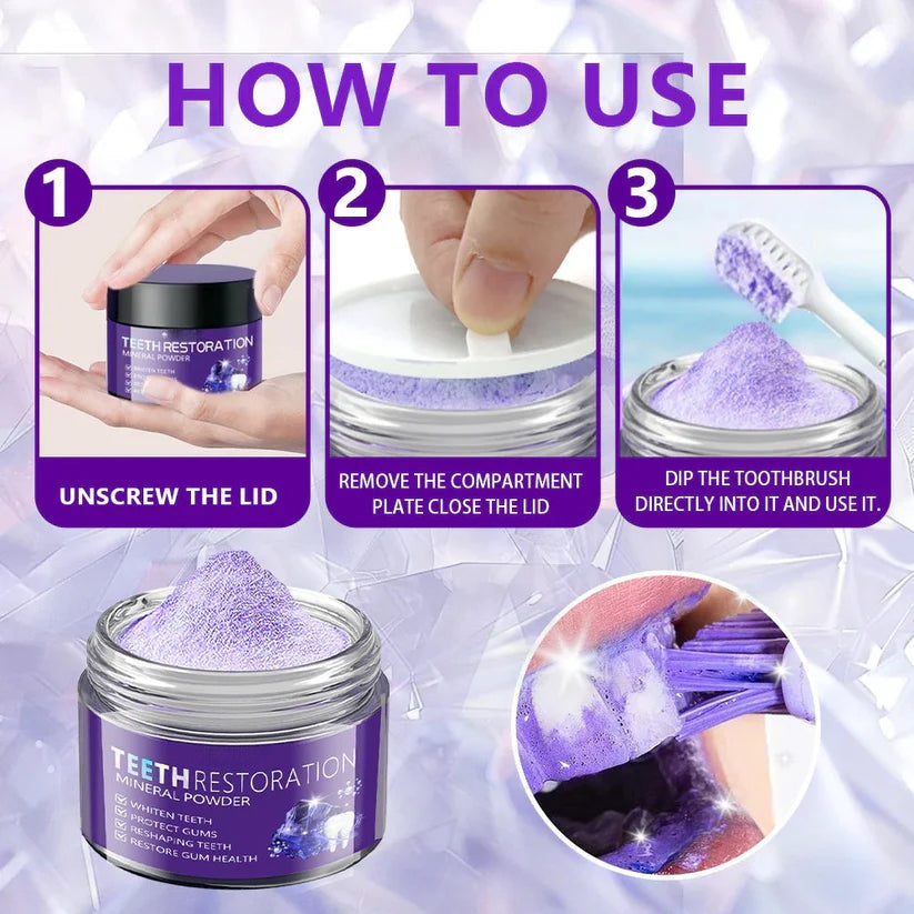 🎁Flash Sale - Don’t Miss Out - KLENIMORE TeethRestoration Mineral Powder🦷(TGA recommended)👩‍⚕️(Treats periodontitis and mouth ulcers, prevents tooth loss, and repairs gum recession)