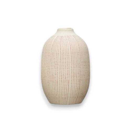 Large Textured Stoneware Vase