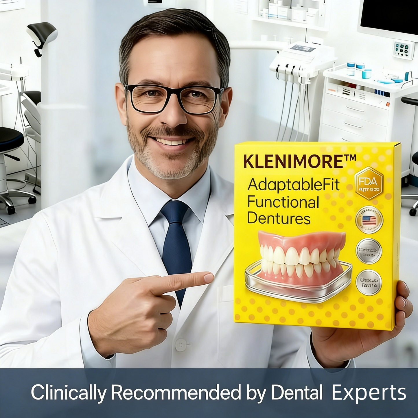 🌎Ends Today: 70% OFF! ⏰ Medical Full Denture with Strong Suctiond