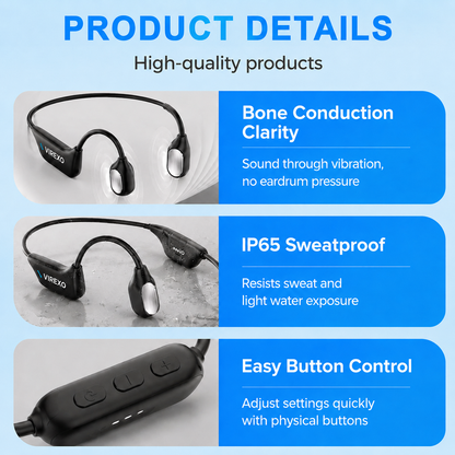 🏆 Final 2 Hours : Only Limited Stock Left🌟Cheeroll®  Bone Conduction Smart Hearing Headphones （Mayo Clinic Recommended）