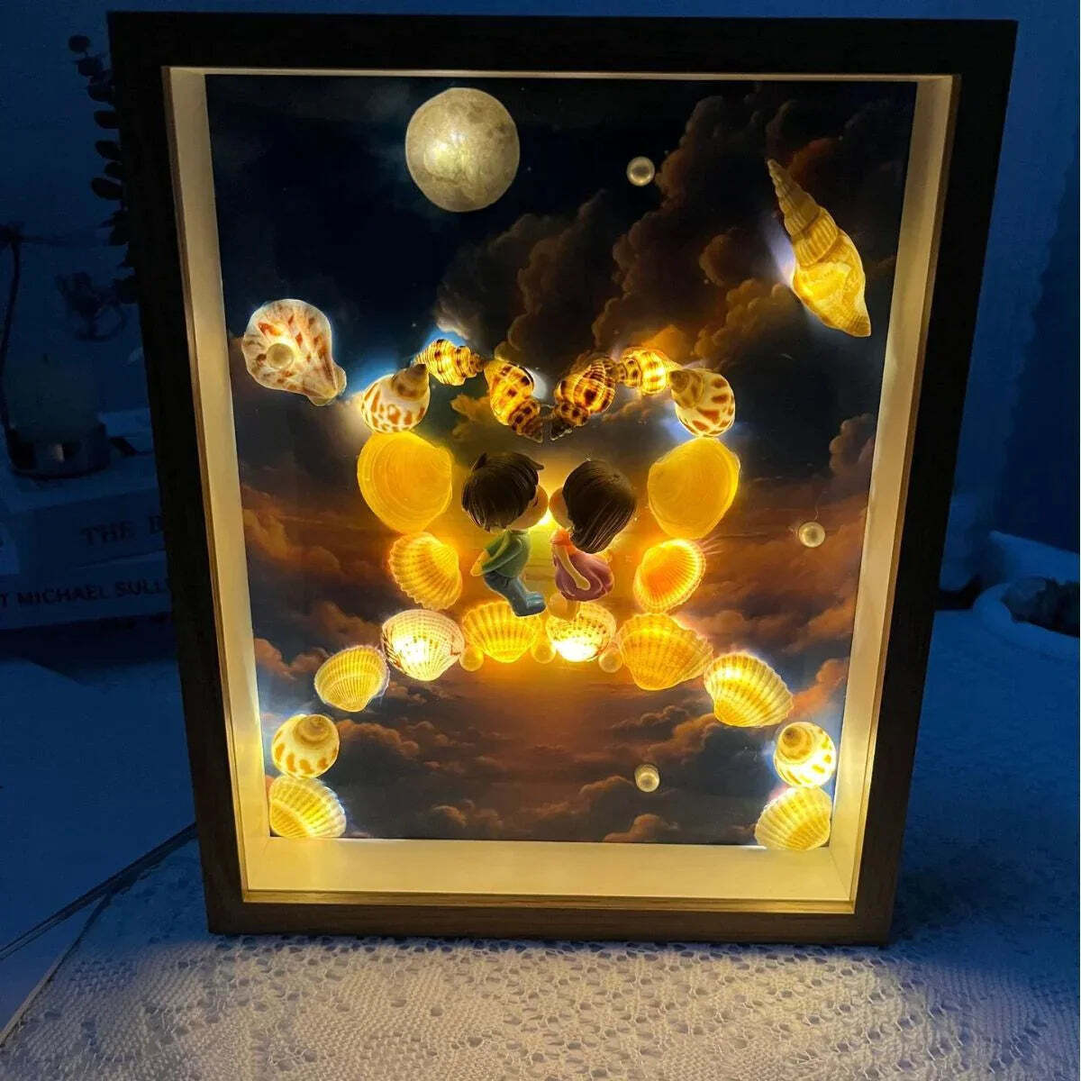 Couple starry sky