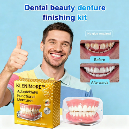 🌎Ends Today: 70% OFF! ⏰ Medical Full Denture with Strong Suctiond