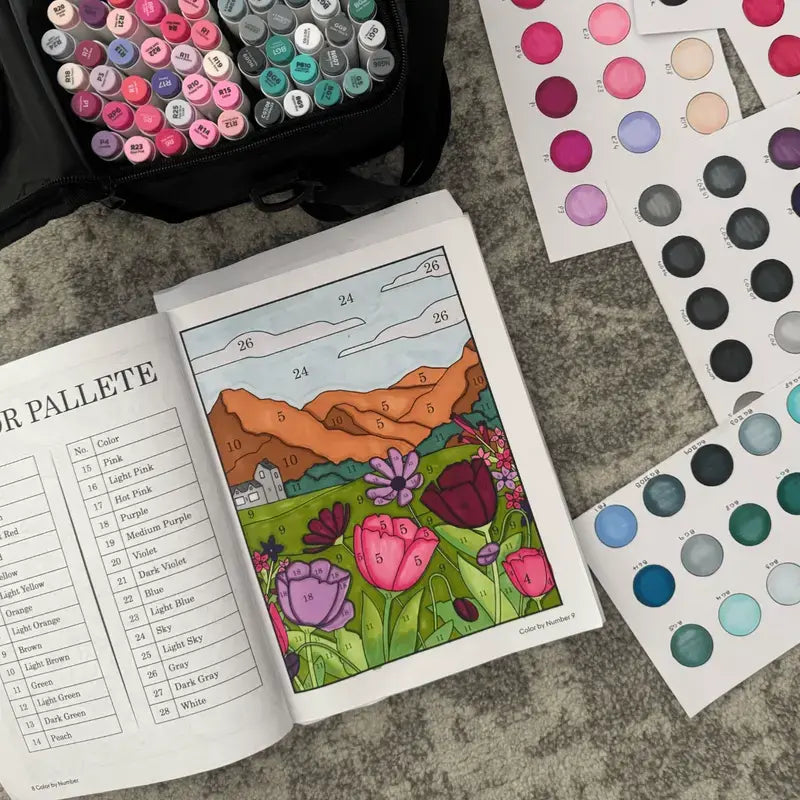 ⏰ Second item at 40% off 💥 75 coloring books and double-ended markers