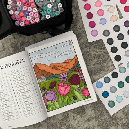 ⏰ Second item at 40% off 💥 75 coloring books and double-ended markers