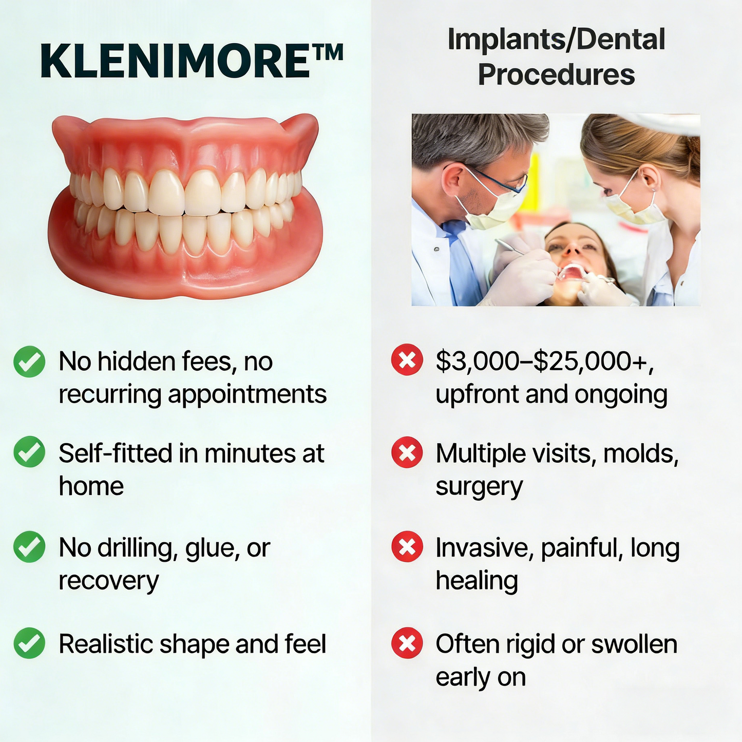 🌎Ends Today: 70% OFF! ⏰ Medical Full Denture with Strong Suctiond