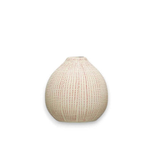 Small Textured Stoneware Vase