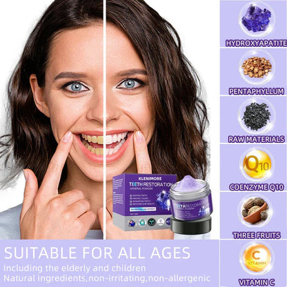 🎁Flash Sale - Don’t Miss Out - KLENIMORE TeethRestoration Mineral Powder🦷(TGA recommended)👩‍⚕️(Treats periodontitis and mouth ulcers, prevents tooth loss, and repairs gum recession)