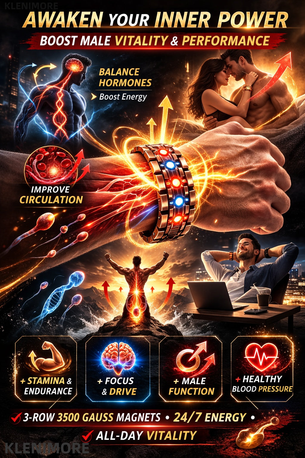 🔥LAST DAY 70% OFF🔥-Copper Magnetic Power — Boost Circulation, Banish Fatigue