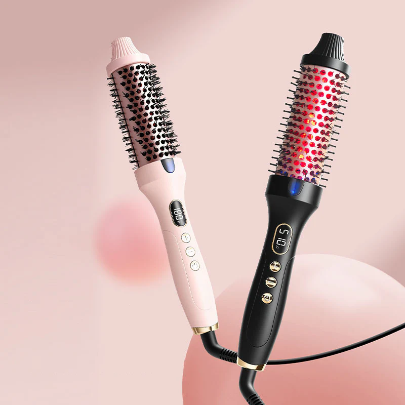 ✨ Professional 2-in-1 Hot Air Styling Brush | Red Light Care Technology — Dry, Smooth, Volumize & Style Effortlessly for Salon-Quality Hair at Home ✨
