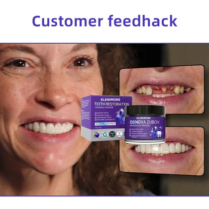 🎁Flash Sale - Don’t Miss Out - KLENIMORE TeethRestoration Mineral Powder🦷(TGA recommended)👩‍⚕️(Treats periodontitis and mouth ulcers, prevents tooth loss, and repairs gum recession)