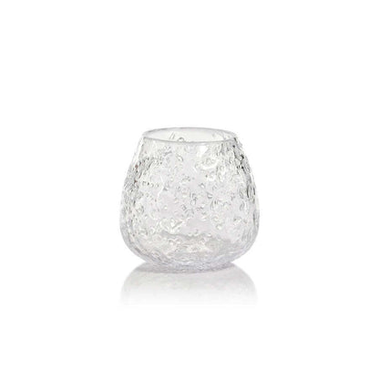 Scissor Cut Glass Vase
