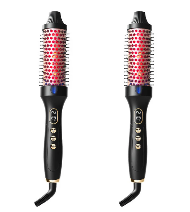 ✨ Professional 2-in-1 Hot Air Styling Brush | Red Light Care Technology — Dry, Smooth, Volumize & Style Effortlessly for Salon-Quality Hair at Home ✨