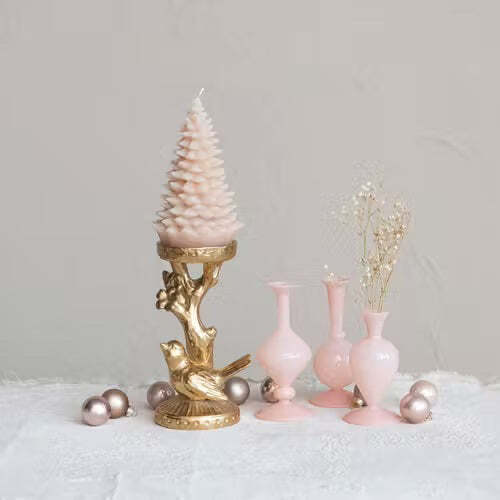 Hand Blown Opaque Glass Vase