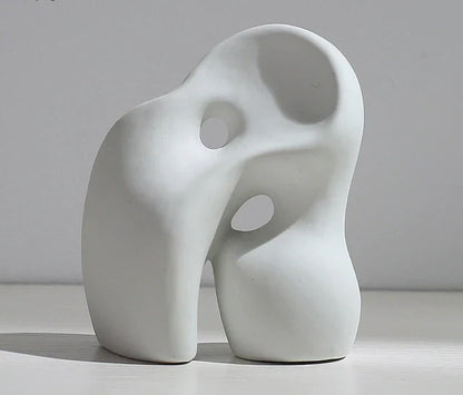 Abstract Art Ceramic Vase Nordic Minimalist Decoration B