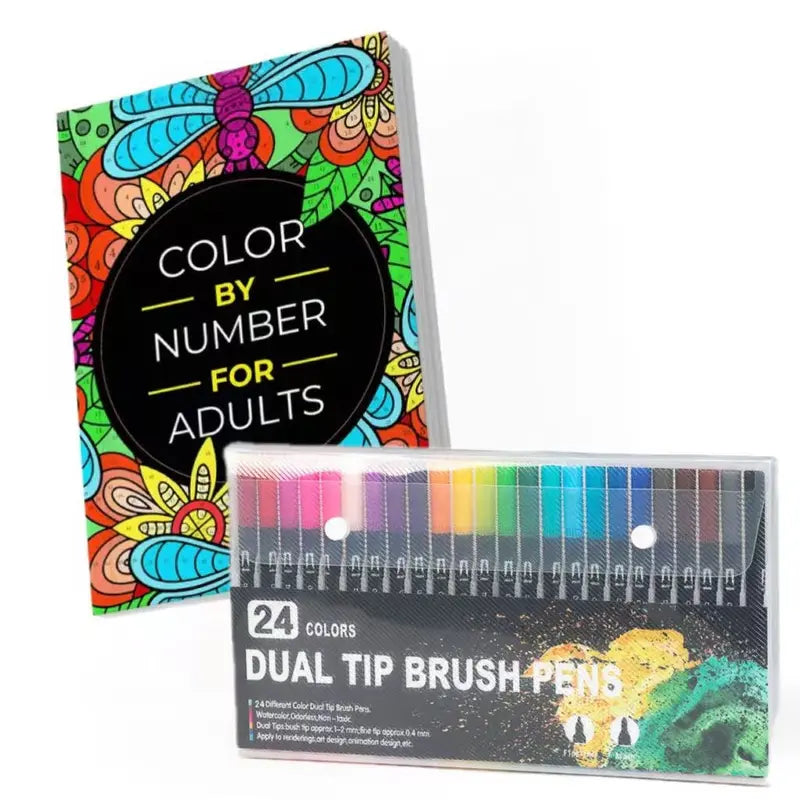 ⏰ Second item at 40% off 💥 75 coloring books and double-ended markers