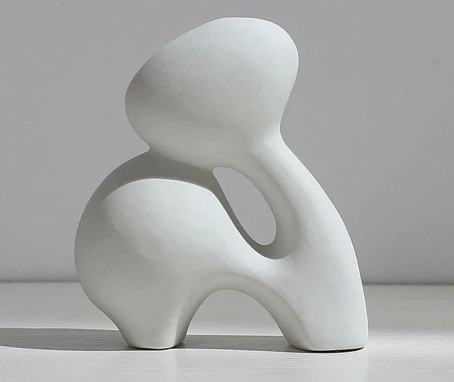 Abstract Art Ceramic Vase Nordic Minimalist Decoration B