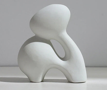 Abstract Art Ceramic Vase Nordic Minimalist Decoration B