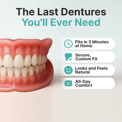 🌎Ends Today: 70% OFF! ⏰ Medical Full Denture with Strong Suctiond